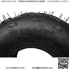2 Set MASSFX MS 145/70-6 6Ply Go-Kart, Mini Bike, ATV, Lawn Tires 145x70-6 145x70x6 Side Bite Tread - Image 2