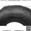 2 Set MASSFX MS 145/70-6 6Ply Go-Kart, Mini Bike, ATV, Lawn Tires 145x70-6 145x70x6 Side Bite Tread - Image 3