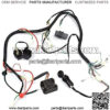 Complete Wiring Harness kit Wire Loom Electrics Stator Coil CDI for ATV Quad 4 Four Wheelers 150CC 200CC 250CC Go Kart Dirt Pit Bikes - Image 3