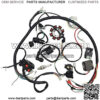Complete Wiring Harness kit Wire Loom Electrics Stator Coil CDI for ATV Quad 4 Four Wheelers 150CC 200CC 250CC Go Kart Dirt Pit Bikes