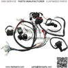 Complete Wiring Harness kit Wire Loom Electrics Stator Coil CDI for ATV Quad 4 Four Wheelers 150CC 200CC 250CC Go Kart Dirt Pit Bikes - Image 3