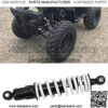Motorcycle Suspension, Shock Absorber Waterproof 285mm/11.22in Adjustable for Motorbike Replacement for ATV Go Kart Quad Dirt Sport Bikes - Image 5