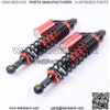 Air Gas Shock Absorbers 380mm 15 inches Round Ends Motorcycle Replacement Universal for Suzuki Kawasaki Yamaha Ducati Scooter Atv Quad Dirt Sport Bike Go Kart Red Black - Image 2