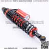 Air Gas Shock Absorbers 380mm 15 inches Round Ends Motorcycle Replacement Universal for Suzuki Kawasaki Yamaha Ducati Scooter Atv Quad Dirt Sport Bike Go Kart Red Black - Image 5