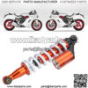 Shock Absorber, 350mm/13.8in Universal Rear Suspension Shock Damper, Professional Rear Shocks Struts Suspension Replacement for ATV Go Karts Dirt Bike Improving The Ride Comfort and Smooth - Image 2