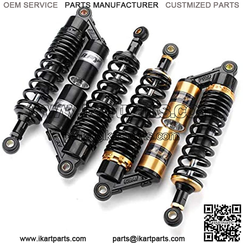 Motorcycle Shocks Pair Universal 280/320/340/360/380mm Motorcycle Air ...