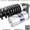 2 Pcs 340mm Air Shock Absorber ATV Motorcycle Quad Suspension Shocks For Motorcycle, ATV, Quad, Dirt Bike, Go Kart, Black & Silver - Image 4