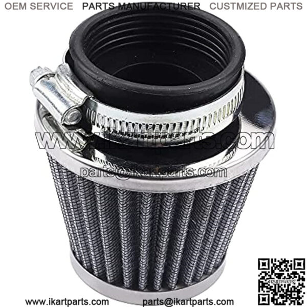 GY6 42mm Clamp-On Air Filter Pod Compatible With GY6 125CC Taotao 150CC Air Intake Dirt Bike CB/CG 200CC 250CC Yerf dog Go Kart Parts (Pack of 3) - Image 2