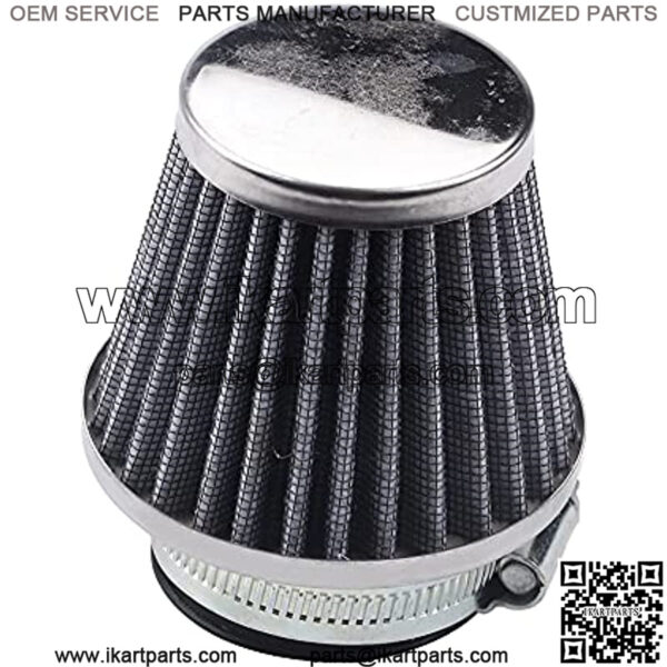 GY6 42mm Clamp-On Air Filter Pod Compatible With GY6 125CC Taotao 150CC Air Intake Dirt Bike CB/CG 200CC 250CC Yerf dog Go Kart Parts (Pack of 3) - Image 4