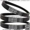 30 Series Go Kart Drive Belt torque converter belt Replaces For comet 203589 / manco 5959 murray 12-8487 baja Motorsports BB65-395 ken-Bar 300-009 255-299 rotary 8487 3pc