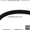 669-18-30 Drive Belt Compatible with GY6 139QMB 1P39QMB 49CC 50CC Go Kart ATV Moped Roketa Taotao Vespa Jonway Scooter - Image 5