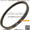 3pcs Gokart Drive Belt Compatible with Yerf Dog 203591 Q430203W Q43103W Q43203W Manco Carter 5.5hp 6.5hp 203591A 203591B 203591C Tecumseh Kartco 7655  10052 Comet 30 Series Units Go Kart - Image 2