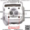 62.5mm Big Bore Complete Cylinder and Cylinder Head Rebuild Kit Replacement for 4 Stroke GY6 170cc 180cc 200cc 1P63QML Engine Chinese ATV Quad 4 Wheeler Go Kart Scooter - Image 2