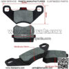 Cyleto Brake Pads for 50cc 70CC 90 cc 110 cc 125cc Tank Kandi Kinroad BV Powersports DongFang ATVs Go karts Quad 4 Wheeler - Image 2