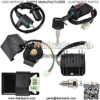 Complete Wiring Harness kit Electrics Wire Loom Assembly with Full Copper Wire Stator CDI regulator ignition switch, ATV switch For 4-Stroke GY6 125cc 150cc Pit Bike Scooter ATV Quad Go Kart - Image 2
