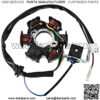 Complete Wiring Harness kit Electrics Wire Loom Assembly with Full Copper Wire Stator CDI regulator ignition switch, ATV switch For 4-Stroke GY6 125cc 150cc Pit Bike Scooter ATV Quad Go Kart - Image 4