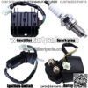 Complete Electrics Wiring Harness CDI Ignition Coil Solenoid Relay Spark Plug Kits For Chinese 4-Stroke ATV QUAD Dirt Bike 150cc 200cc 250cc Go Kart By AUTOMOTIVE - Image 5