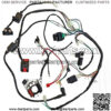 Full Wiring Harness Loom kit CDI Coil Magneto Kick Start Engine for 50cc 70cc 90cc 110cc 125cc ATV Quad Bike Buggy Go Kart Pit Dirt Bikes - Image 4