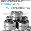 Donepart Bearings 5/8" IDx 1-3/8" ODx .433" Thick 99502H-2RS Double Rubber Sealed Bearings for Go Kart, Mini Bikes, Lawn Mower, Wheels (4 Pack) - Image 4
