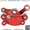 Brake Caliper and Pad for Classic 80cc MM-B80 105cc MM-B105 1000w MM-E1000 Motovox MBX10 MBX11 Coleman CT100U CC100X Mini Bike 47 49cc Mini ATV Standard Scooter Dirt Pocket Bike Go Kart Red - Image 3
