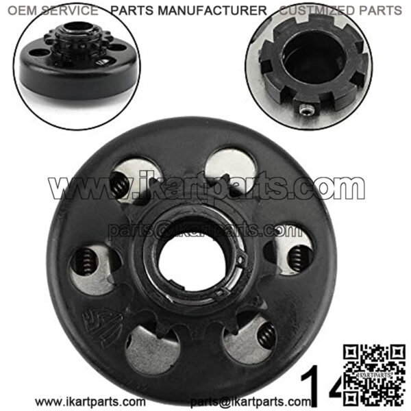 13HP Go Kart Centrifugal Clutch 1inch Bore 14T 14 Tooth for 40 41 420 Chain