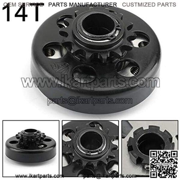 13HP Go Kart Centrifugal Clutch 1inch Bore 14T 14 Tooth for 40 41 420 Chain - Image 2