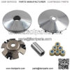 Complete Variator Kits for Gy6 125cc/150cc 152QMI/157QMJ Engine, Drive Wheel Assy Performance 14 Gram Rollers CVT Front Clutch for Scooter Atv and Gokart (GY6 125/150) - Image 2