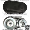 Torque Converter Go Kart Clutch Replaces Comet TAV2 1 inch 30-100 Manco 10t & 12t #35,40 or 41 Chain Small Engine Belt Drive (1" 10T 40/41) - Image 4
