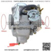 Carburetor Replacement for Helix CN250 Elite CH125 CH150 Jonyer Carter Brother Baja 250cc Touring Scooter Go Kart - Image 2