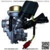 20mm Carburetor & Intake Manifold Boot 50cc 50 Scooter Moped Carb NEW - Image 4