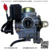 20mm Carburetor & Intake Manifold Boot 50cc 50 Scooter Moped Carb NEW - Image 5