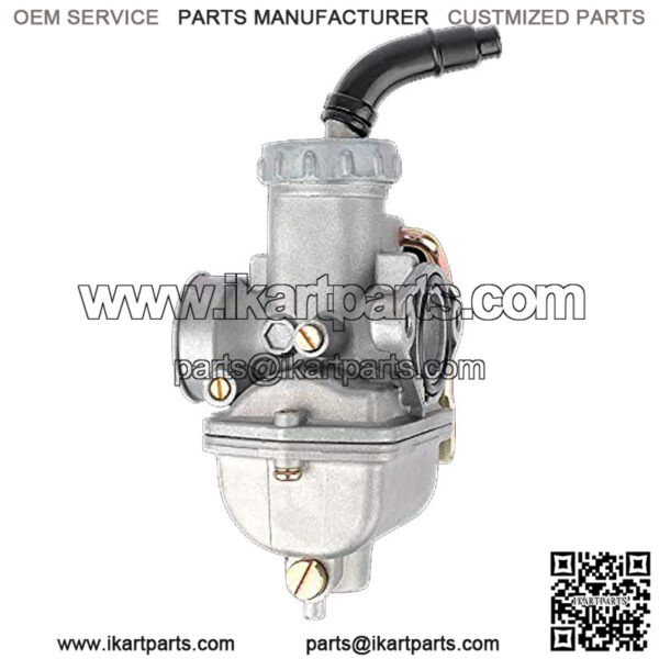 Carburetor PZ20 Carb Set, with Air Filter and Fuel Filter for Kazuma Baja 50cc 70cc 90cc 110cc 125cc NST Quad 4 Stroke ATV Go Kart Pit Dirt Bike CRF50F XL75 CRF80F XR50R (gray) - Image 4