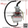 PZ20 Carburetor with Air Fuel Filter Gasket for Coolster 125cc Kazuma Baja 50cc 90cc 110cc 110B NST Quad 4 Stroke ATV 4 Wheeler Go Kart Apollo 70cc Dirt Bike - Image 5