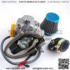 150cc Carburetor Compatible with GY6 4 Stroke Engines Electric Choke Motorcycle Scooter 152QMJ 157QMI with Air Filter Intake Manifold with Cleaning Brushes - Image 3