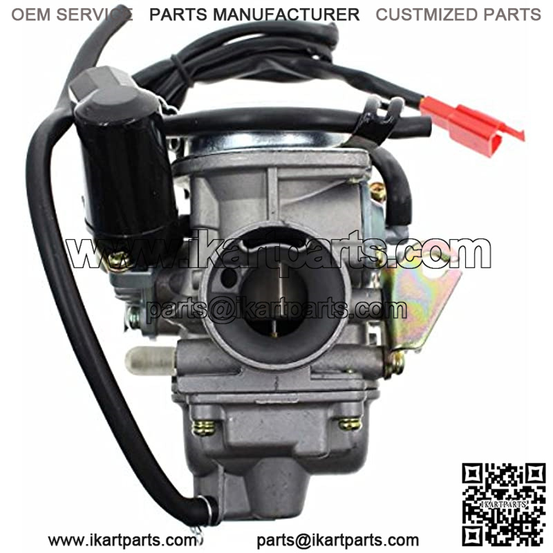 Pd24j Carburetor For Gy6 125cc 150cc Go Kart Scooter 152qmi 157qmj Carb With Air Filter Intake 0774