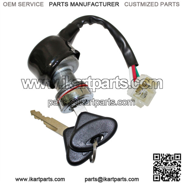 3-Wire Ignition Start Switch with Keys