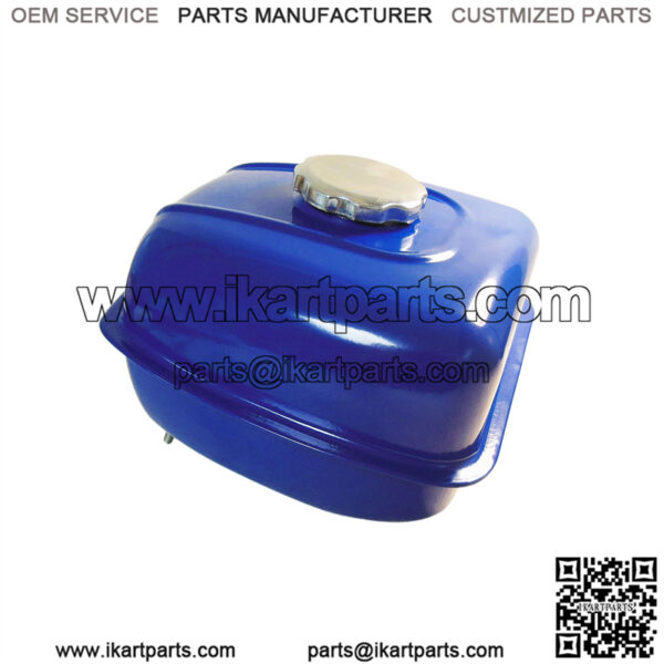 Blue Fuel Tank for 6.5 HP Clone / GX 160 or GX200 Engine