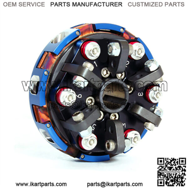 Bully Clutch, 3600 RPM, 2-D/ 6-Spring (3/4" Bore)