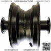 Mini Bike Wheel 6 Inch Dual Flange - Image 2