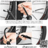 Portable Mini Bike Pump, Mini Bicycle Tire Pump for Road, Mountain and BMX Bikes, High Pressure 110 PSI - Image 4