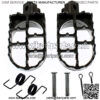 Black Aluminium Foot Pegs Rest Footrest Footpegs XR50 XR50R XR70 XR70R XR80R XR100R CRF50 CRF50F CRF70 CRF70F CRF80 CRF80F  CRF100F KLX110 50cc 70cc 90cc 110cc 125cc Dirt Bike TaoTao Jonway