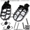Black Aluminium Foot Pegs Rest Footrest Footpegs XR50 XR50R XR70 XR70R XR80R XR100R CRF50 CRF50F CRF70 CRF70F CRF80 CRF80F  CRF100F KLX110 50cc 70cc 90cc 110cc 125cc Dirt Bike TaoTao Jonway - Image 4