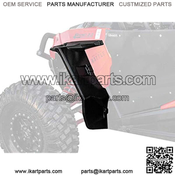 Fender Flares Mud Guards for 2014+ Polaris RZR XP 1000 / XP 4 1000 | Extreme Durability | Protect Against Rocks, Dirt, Sand, & Mud | Additional 8.5   of Protection | Front Only