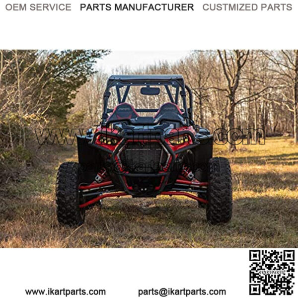 Fender Flares Mud Guards for 2014+ Polaris RZR XP 1000 / XP 4 1000 | Extreme Durability | Protect Against Rocks, Dirt, Sand, & Mud | Additional 8.5   of Protection | Front Only - Image 4