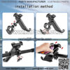 Bike Phone Holder Motorcycle Phone Mount Motorcycle Handlebar Cell Phone Clamp Phone Clip for 4.7" - 6.8" Cellphone - Image 5