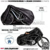 Bike Covers | Styles - Outdoor Storage or Transportation/Travel | Waterproof, Heavy Duty, 600D, 300D, or 210D Oxford Ripstop Materials | Sizes L, XL, XXL for 1,2 or 3 bikes | Offers Constant Protection Through All 4 Seasons For All Bicycles On Or Off The Rack - Image 3