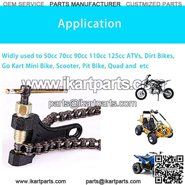 Chain Breaker #420-530 for Dirt Pit Bike ATV Quad Go Kart Scooter Motorcycle Bicycle Chain Break # 420 428 520 525 528 530 - Image 2