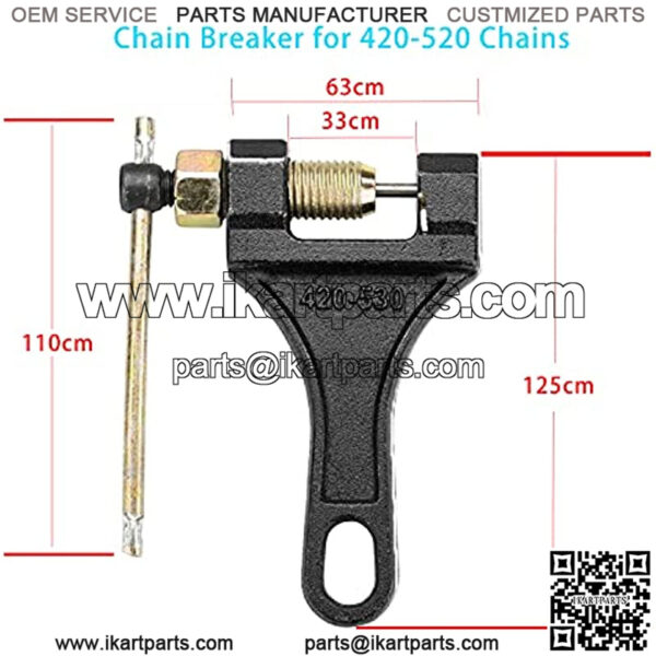 Chain Breaker #420-530 for Dirt Pit Bike ATV Quad Go Kart Scooter Motorcycle Bicycle Chain Break # 420 428 520 525 528 530 - Image 4