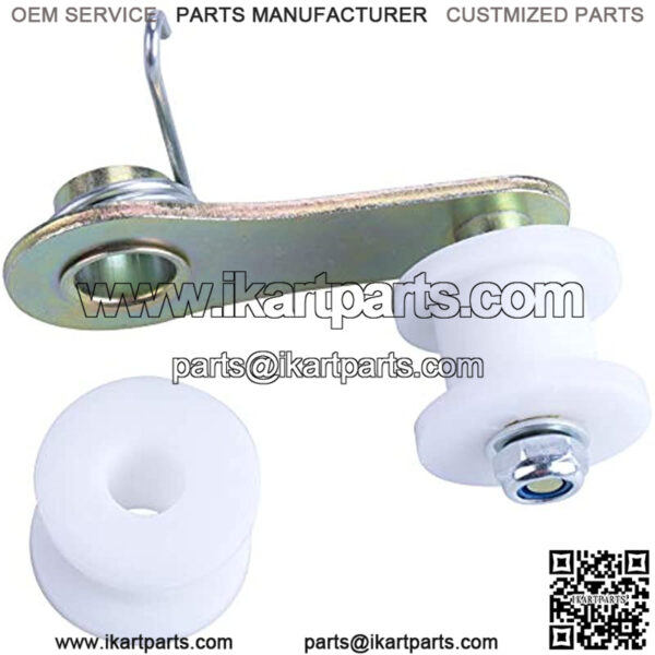 Heavy Duty Chain Roller Tensioner w/Spring 110cc 125cc 140cc Dirt Pit Pro Dirt Bike 4 wheeler White