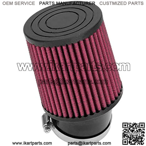 High Performance Upgraded Air Filter adapter Intake Spark Plug Kit for Predator 212cc 6.5 Hp Engine Mini Bike Go Kart Racing Red - Image 2